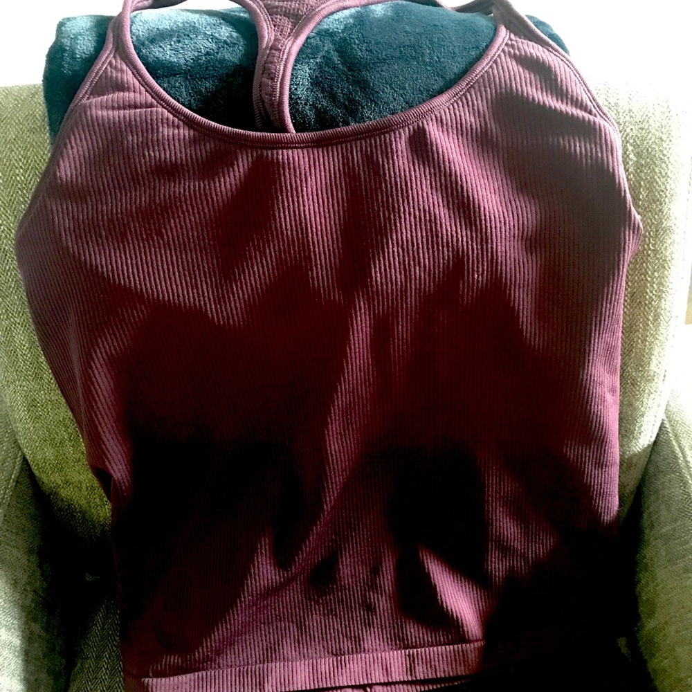 Athleta ribbed support tank top